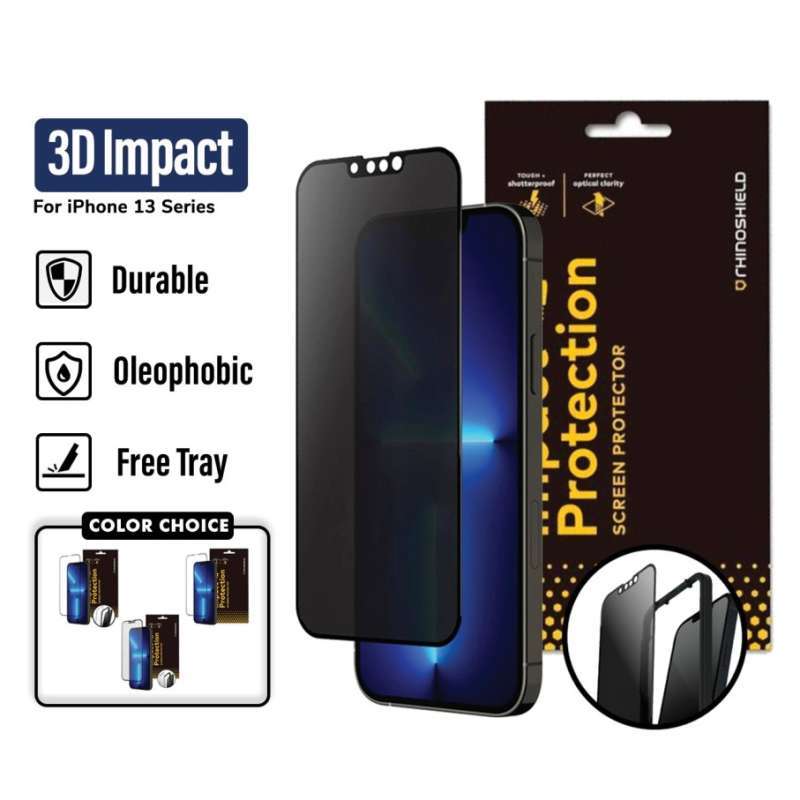 Jual Screen Protector iPhone 13 Pro Max 13 Mini RhinoShield 3D Impact