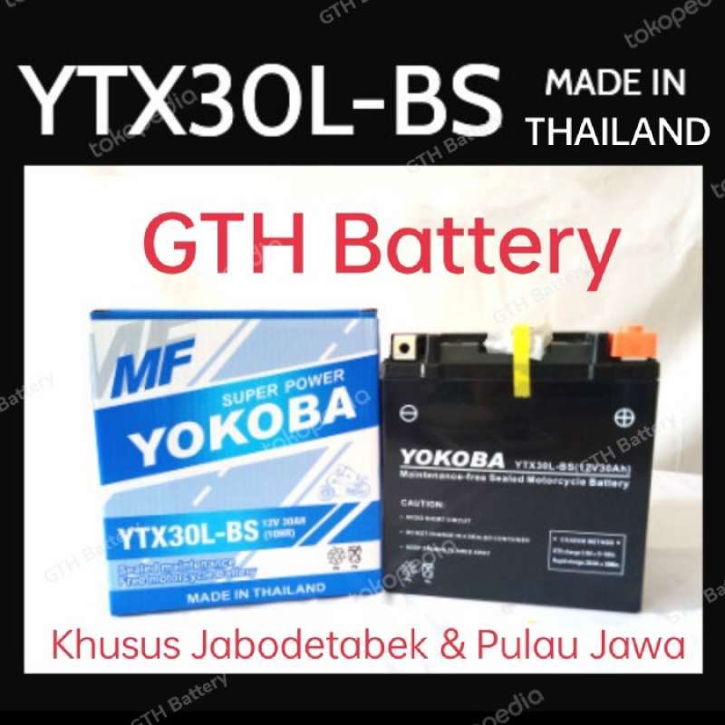 Promo Aki Motor Yokoba Ytx30L-Bs Terbaik Diskon 8% di Seller Fasabakhul