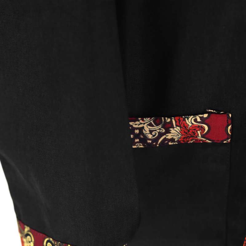 Jual Baju Pangsi Sunda Hitam Batik Nasional Bahan Katun BSY Super Adem