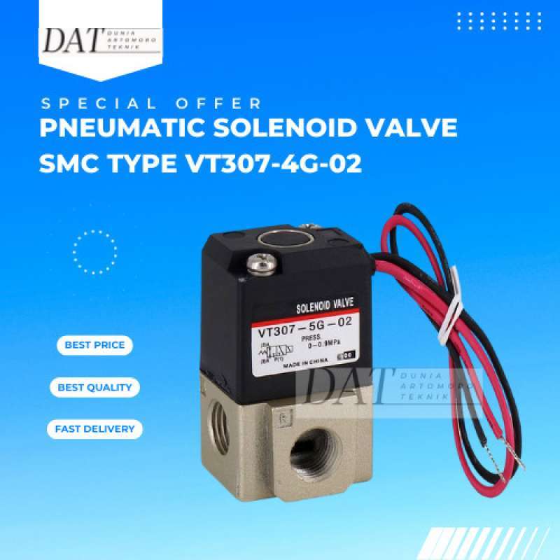 Promo Solenoid Valve SMC VT3074G02 Selenoid Valve VT 307 4G 02 AC 220