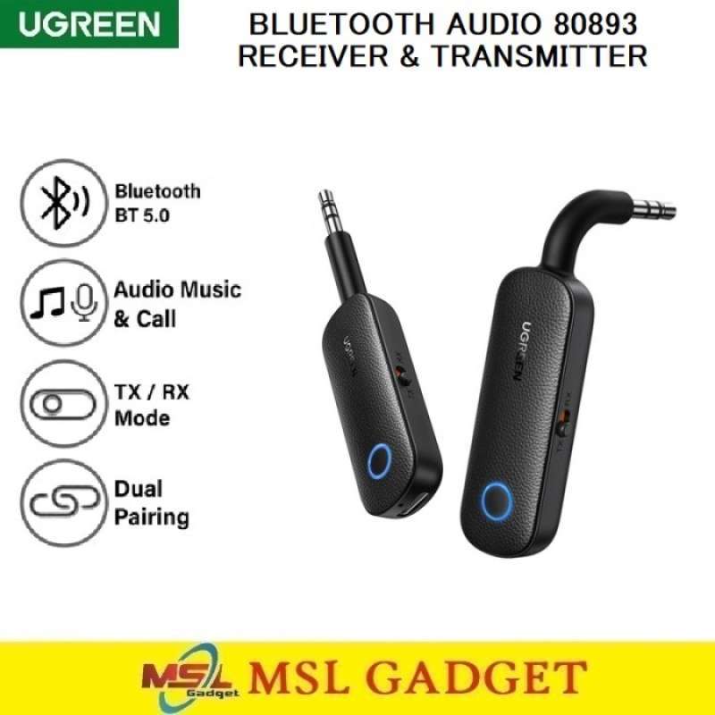 Promo UGREEN Bluetooth Audio Receiver Transmitter Kabel Aux Mobil 80893 ...