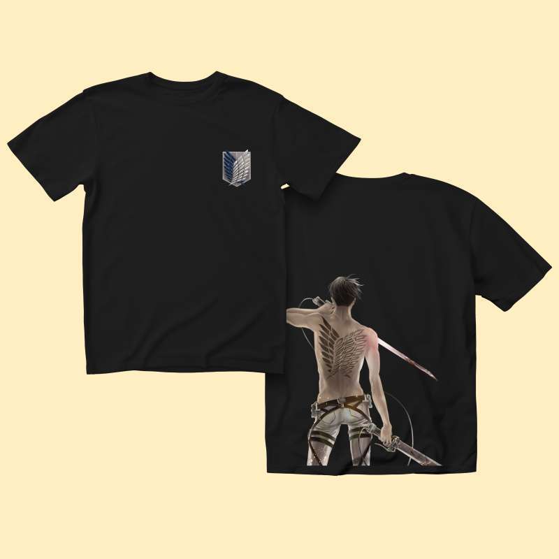 Kaos Attack On Titan Levi Shirt Kaos Attack On Titan Naked Levi - Main Image