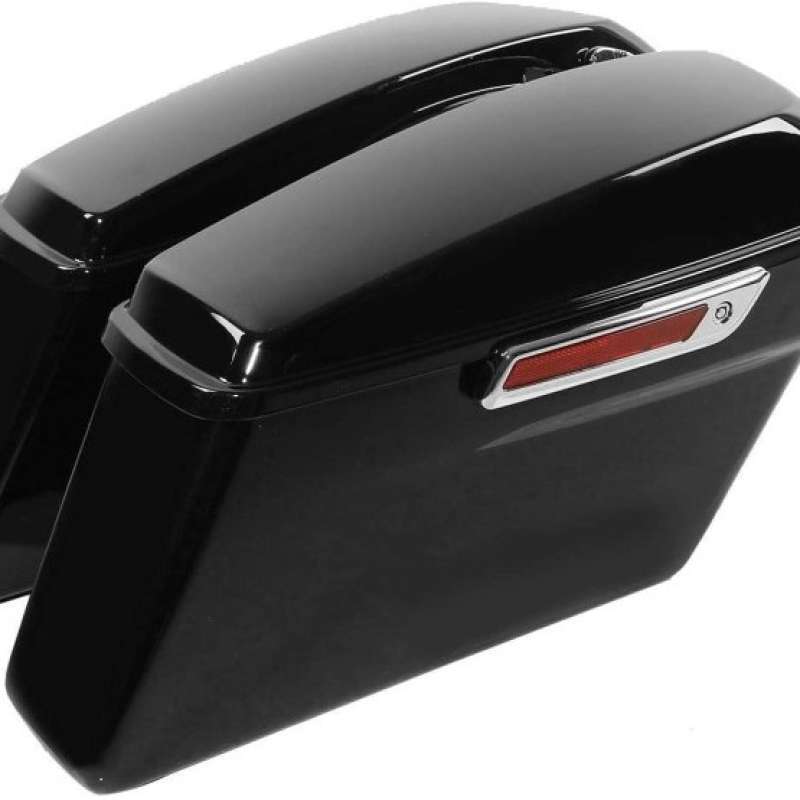 Inserti Riflettenti Neri Per Borse Sella Harley Touring (2014-2020) – Kit Compatibile Con Road King, Street Glide, Road Glide - 3