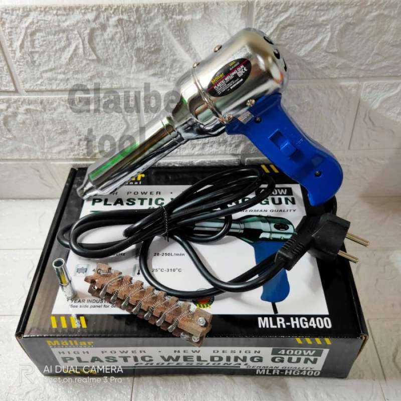 Promo MOLLAR HG 400 Hot Air Gun Plastic Welding Las Plastik Heat Gun