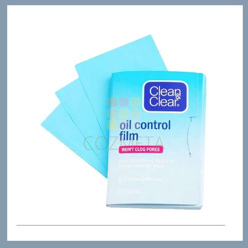 Jual Clean&Clear Oil Control Film Face Paper Kertas Minyak Wajah di