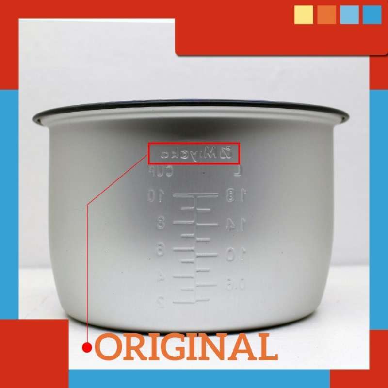 Promo Inner Pot Panci Teflon Rice Cooker Miyako Mcm18 Bh Original 1,8