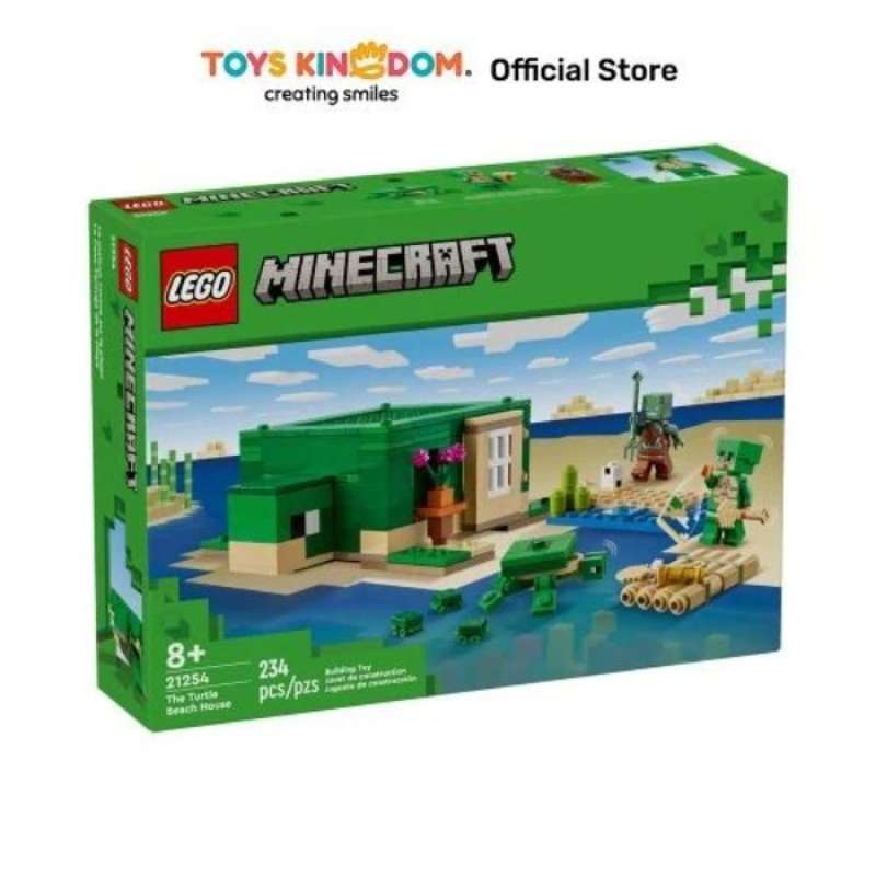Jual LEGO Minecraft Turtle Beach House 21254 di Seller Toys Kingdom