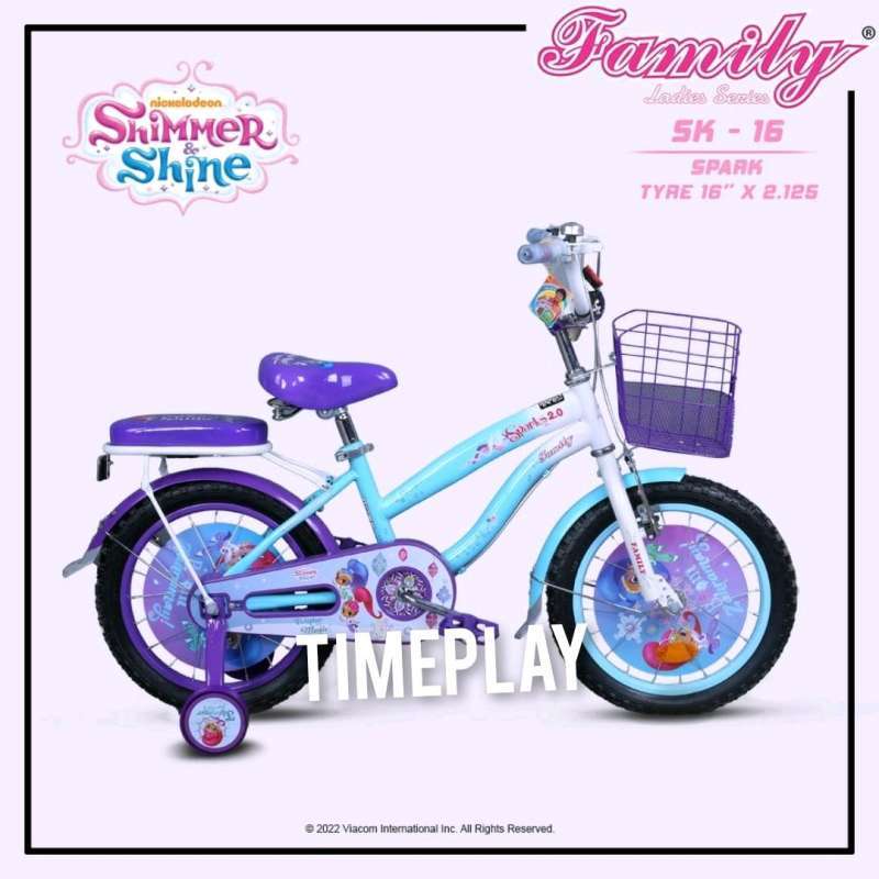 Shimmer and shine shop 12 inch bike