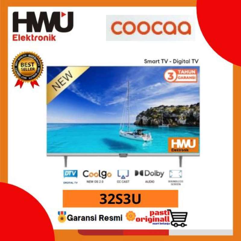 Promo COOCAA 32S3U LED 32 Inchi Smart TV & Digital TV Diskon 30% di ...