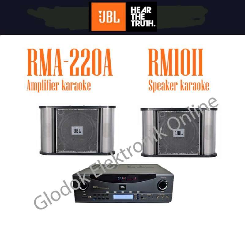 Promo PAKET KARAOKE JBL RMA220A DAN JBL RM10 II HARGA GARANSI RESMI
