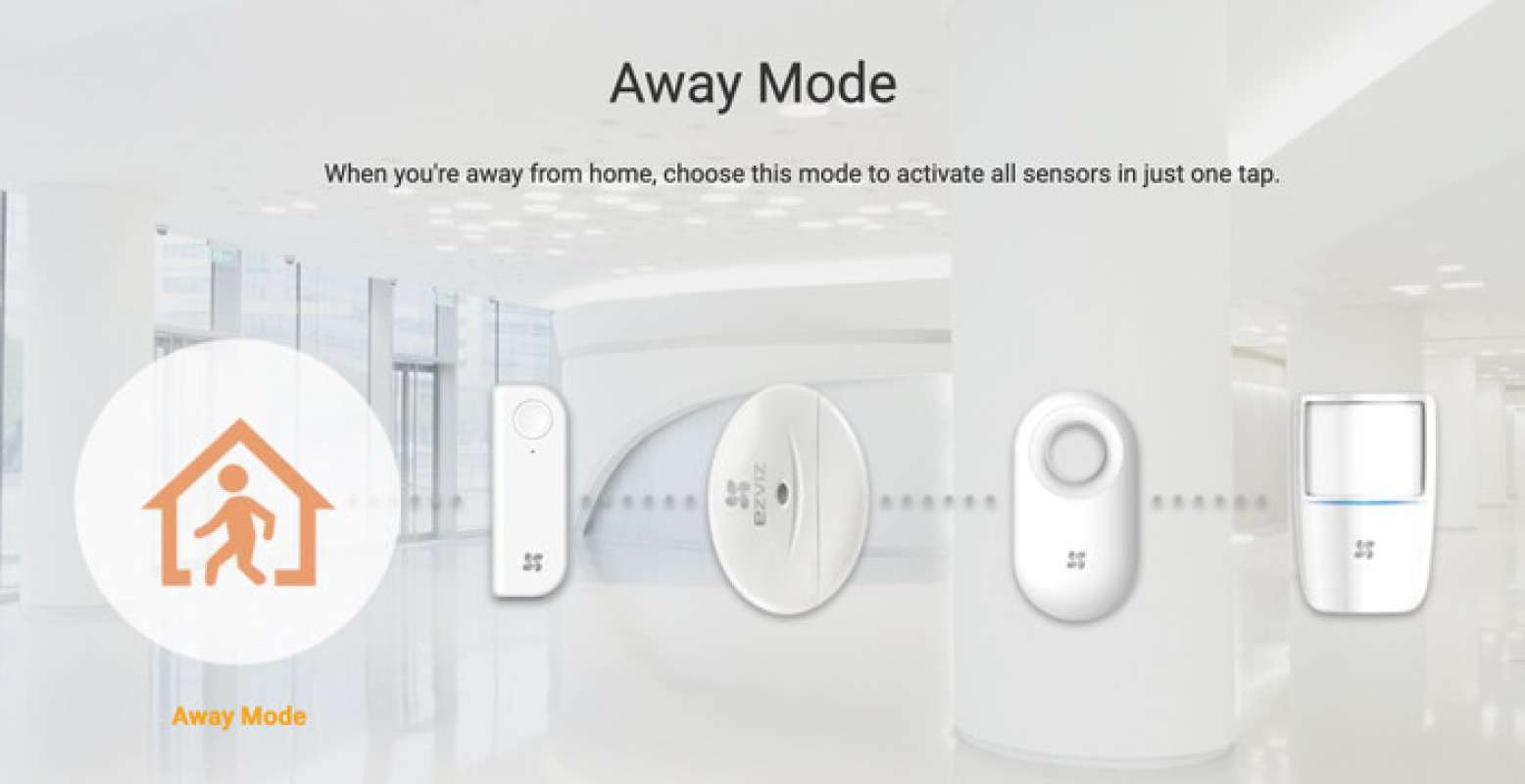 Promo EZVIZ HIKVISION K2 WIRELESS REMOTE CONTROLLER FOR ALARM HUB ...
