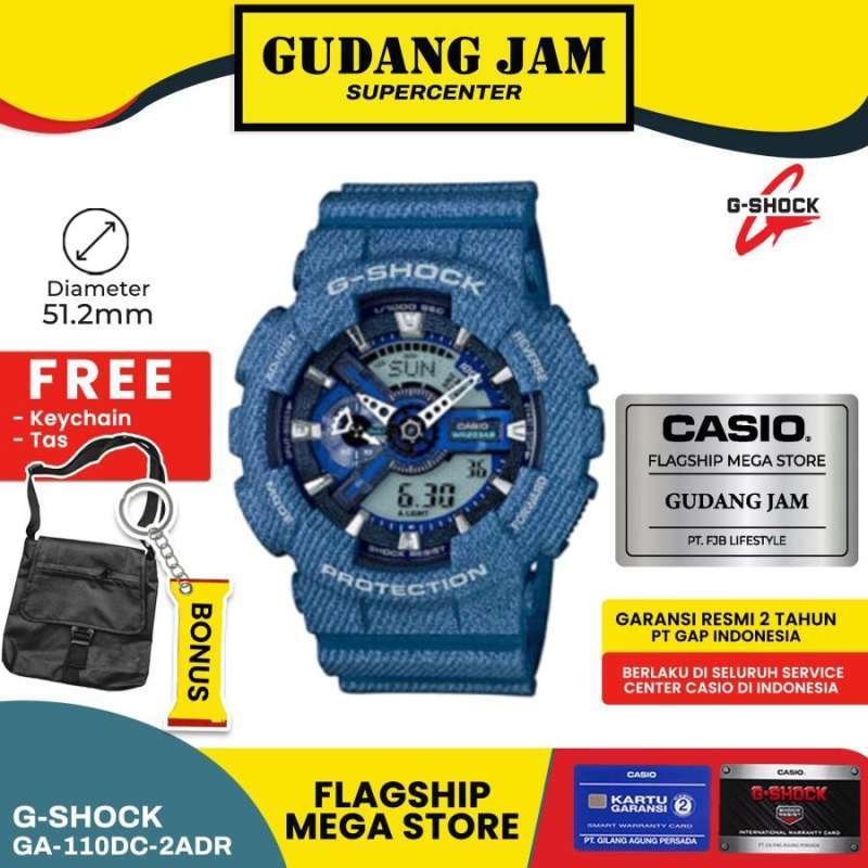 GShock GA 110DC 2ADR GA 110 GA110DC GA110 Garansi Resmi 2 Tahun