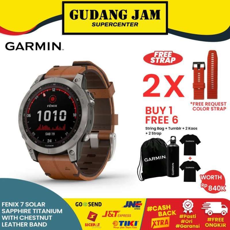 Jual Garmin Fenix 7 Solar Spesifikasi Original Murah Diskon
