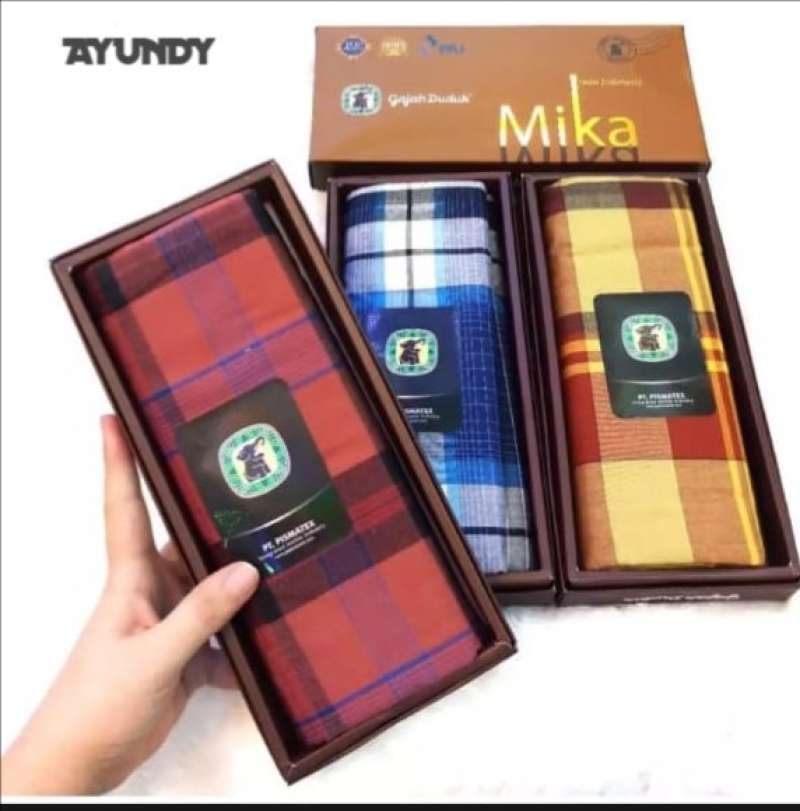 Promo KAIN SARUNG GAJAH DUDUK MIKA - KAIN SARUNG UNTUK SHOLAT Diskon 50