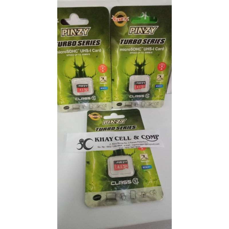 Jual MICRO SD PINZY TURBO CLASS 10 100MBOS REAL LIFE TIME WARRANTY di ...