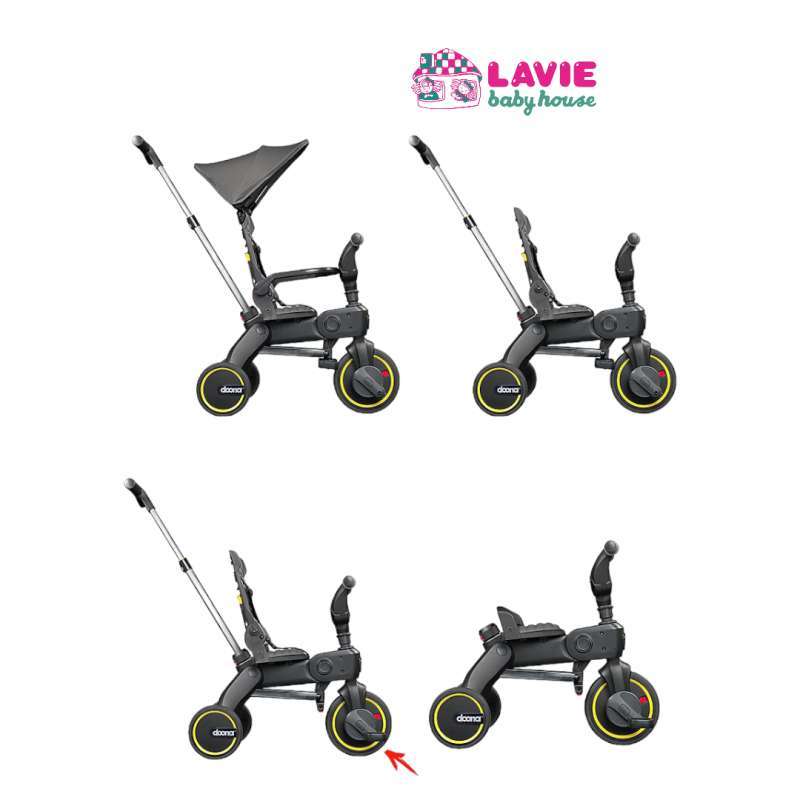 Doona Liki Trike S1-Sepeda Anak Lipat Roda Tiga