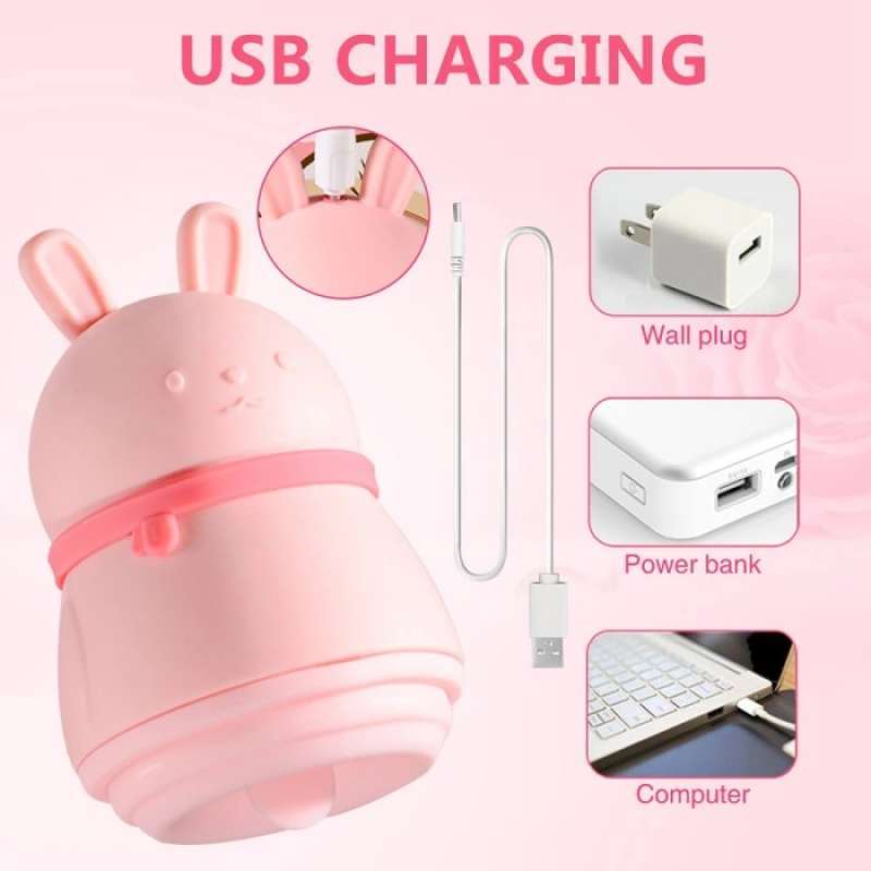 Promo Cute Licking Vibrator Lilo Model Rabbit & Pig Tongue Jilat Multi ...