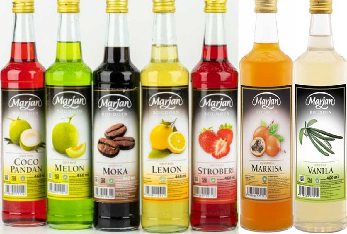 Jual Marjan Sirup Boudoin 460 Ml 460ml Syrup Sirop Di Seller The 