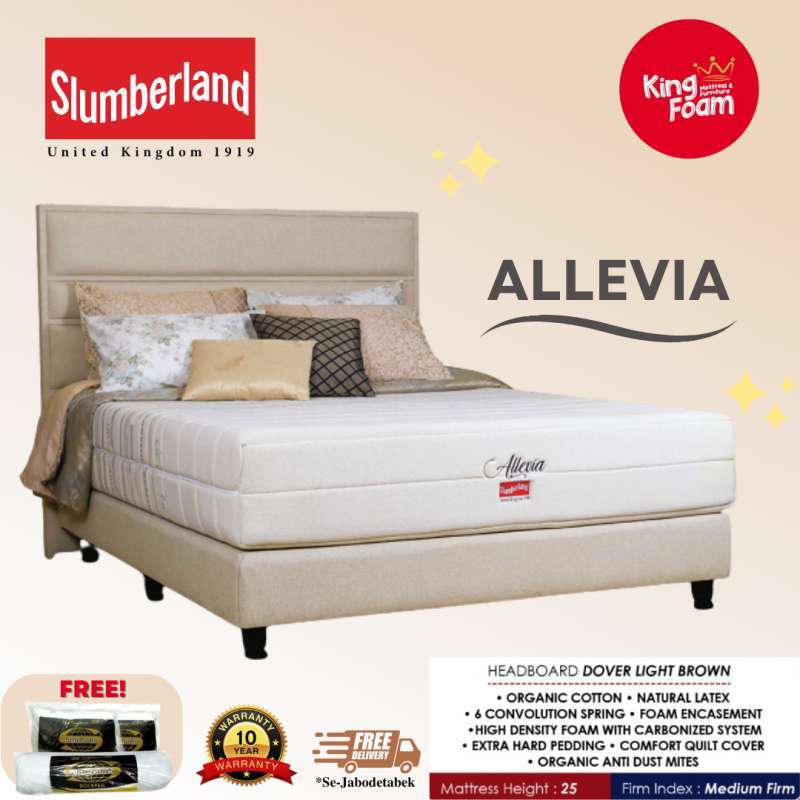 Jual Slumberland Allevia Semua Ukuran Kasur Springbed (Full SET) HB