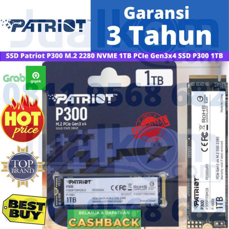 Patriot Hdd Ssd 128gb Patriot P300 M2 2280 Pci-e Gen3 X Nvme 13 Ssd Tb