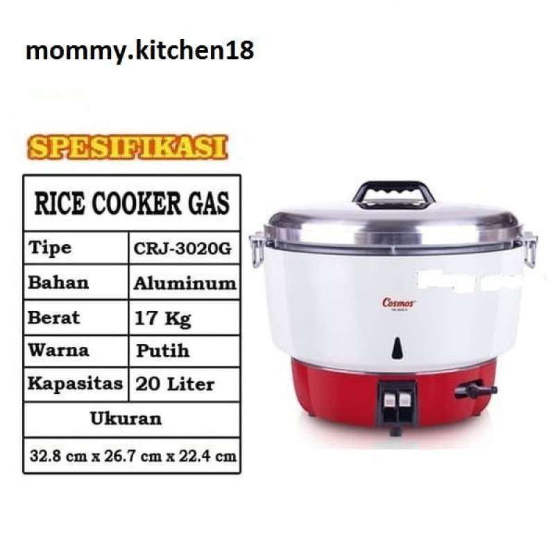 Jual Cosmos Crj3020 G Gas Rice Cooker 20 L Di Seller Rumah
