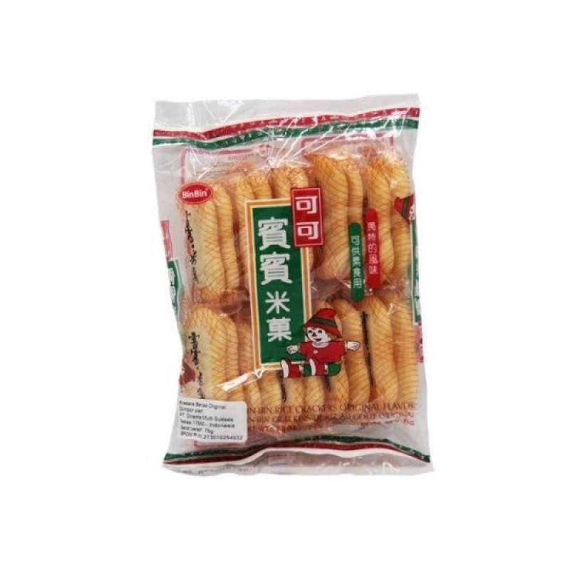 Jual BIN BIN RICE CRACKER ORIGINAL CRACKER 75GR di Seller Primo Citos ...
