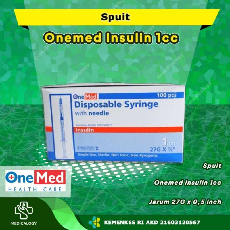 Promo Spuit 1cc Insulin Onemed Diskon 33 di Seller Jaya Raga