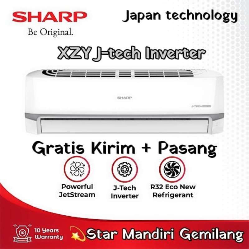 Promo Ac Split Sharp 1/2 Pk X6Zy + Pasang (Inverter) Terbaik - TRADE IN ...
