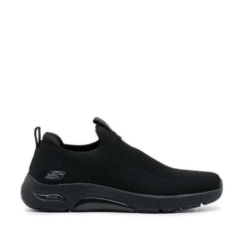 Skechers Skech-Air Arch Fit Mens Slip On Shoes Black