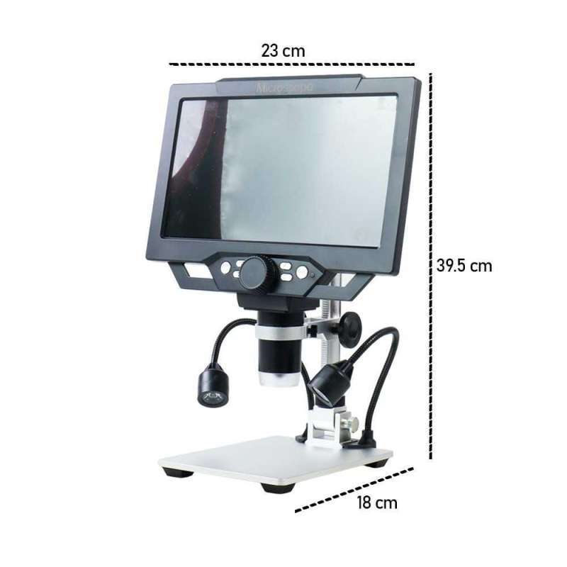 Promo Meterk Mikroskop Digital 12mp 1600x Dengan Monitor And Metal