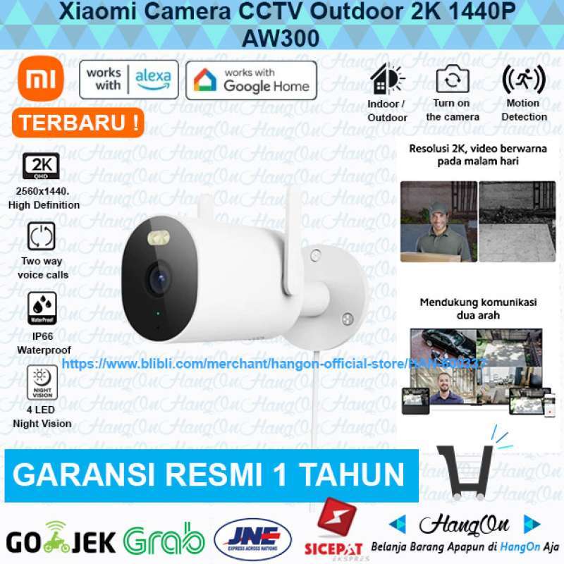 Promo Xiaomi Aw300 Smart Camera Cctv Outdoor 2k Ip66 Ip Cam Two Way ...