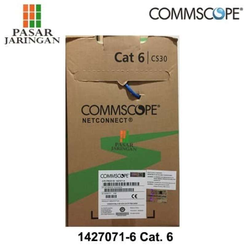 Commscope Terminal Lan Box Promo Commscope Kabel Utp / Kabel Lan Cat. 6 Amp 1427071-6 Roll / Box ...