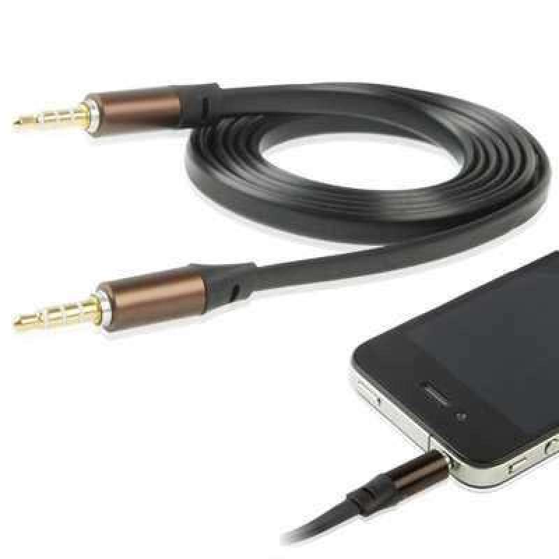 Jual Rovtop Kabel Aux 3.5mm Hifi Noodle Design 1m S-ip4g Kabel ...