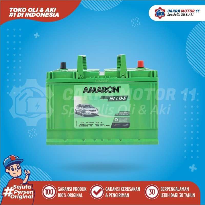 Promo Aki Land Cruiser Amaron Hilife Nx 120-7 / 105d31r 80ah Promo