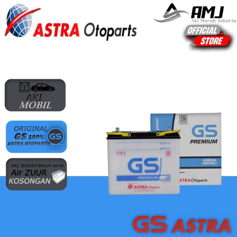 Promo Aki Mobil Corolla Twincam Gs Astra Premium Ns60l Aki Basah 45ah