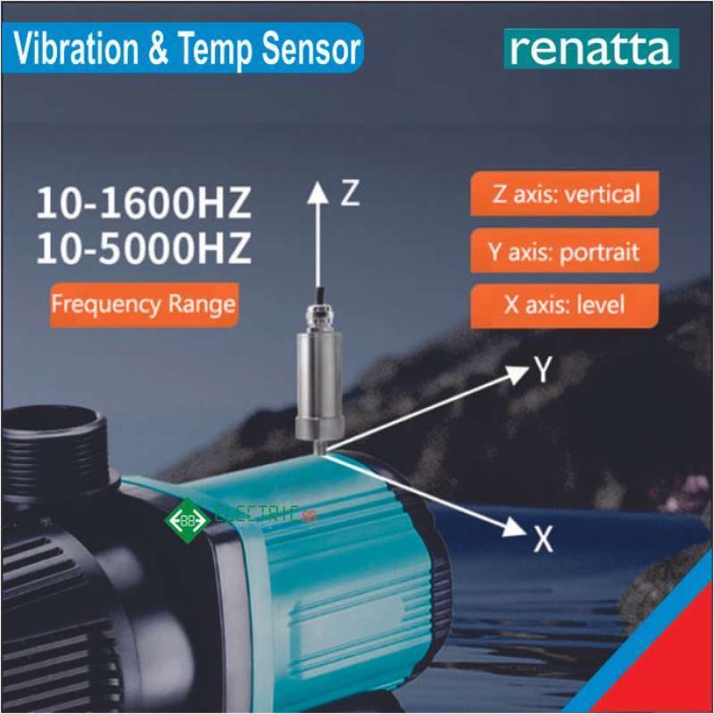 Promo Vibration & Temperature Sensor Output Rs485 / Sensor Getaran 1 ...