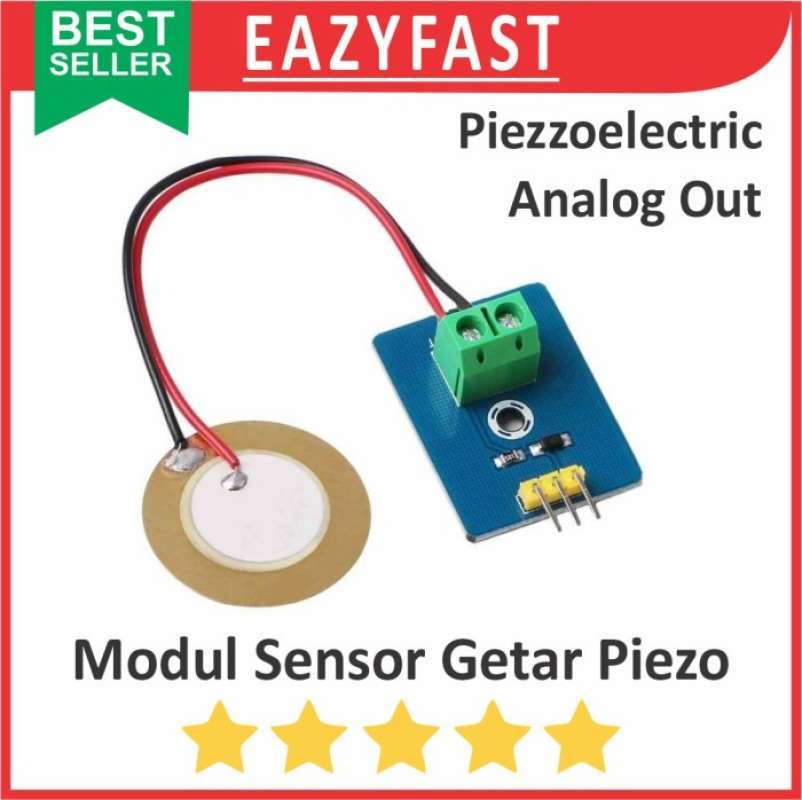 Jual Modul Sensor Getar Piezo Piezzo Piezoelectric Analog Vibration ...