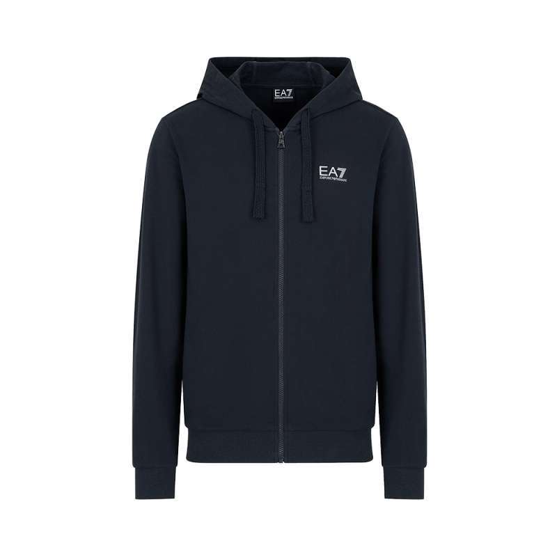 EA7 (Emporio Armani) Core Identity Hooded Sweatshirt Navy Blue