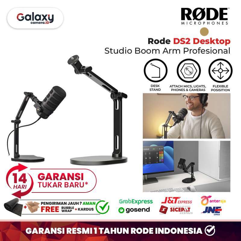 Jual Rode Ds2 Desktop Microphone Stand Ds-2 Dudukan Mic Stand