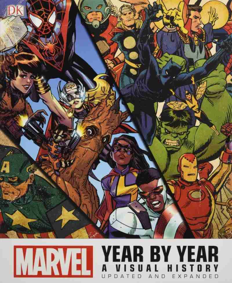 Visual Guide To Marvel Promo Marvel Year By Year A Visual History Hc - Dk Book English Art ...