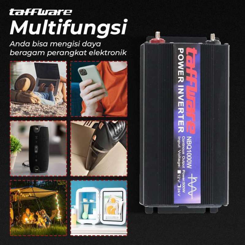 Jual Power Inverter Mobil Pure Sine Wave Dc 24 To Ac 220v 1000w Nbq1000 ...