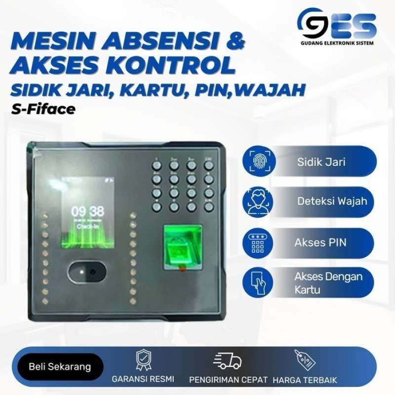 Promo Mesin Absensi Wajah Zkteco Sfiface Magic Dan Akses Pintu Support ...