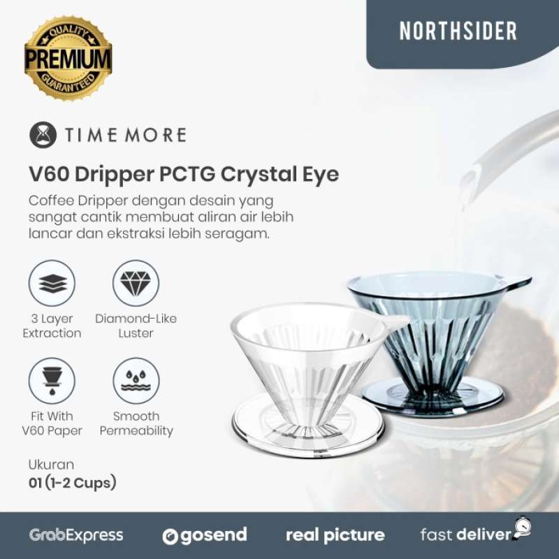 Timemore Crystal Eye Turbo Coffee Dripper Handfilter Groesse 01 main image 1