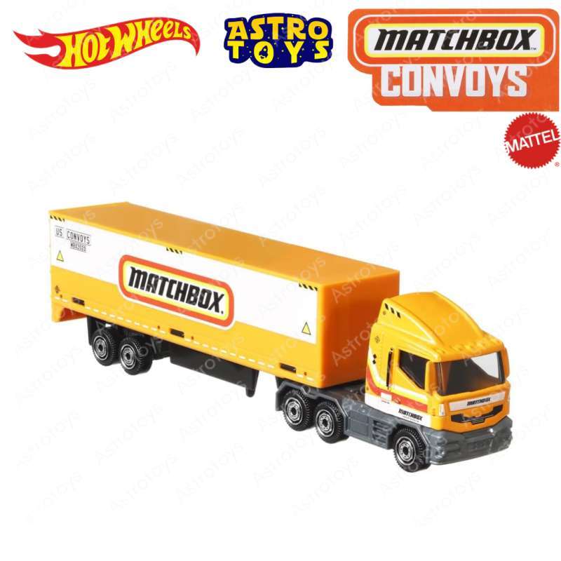 Jual Matchbox Convoys Truck Mbx Cabover & Mbx Box Trailer Original ...
