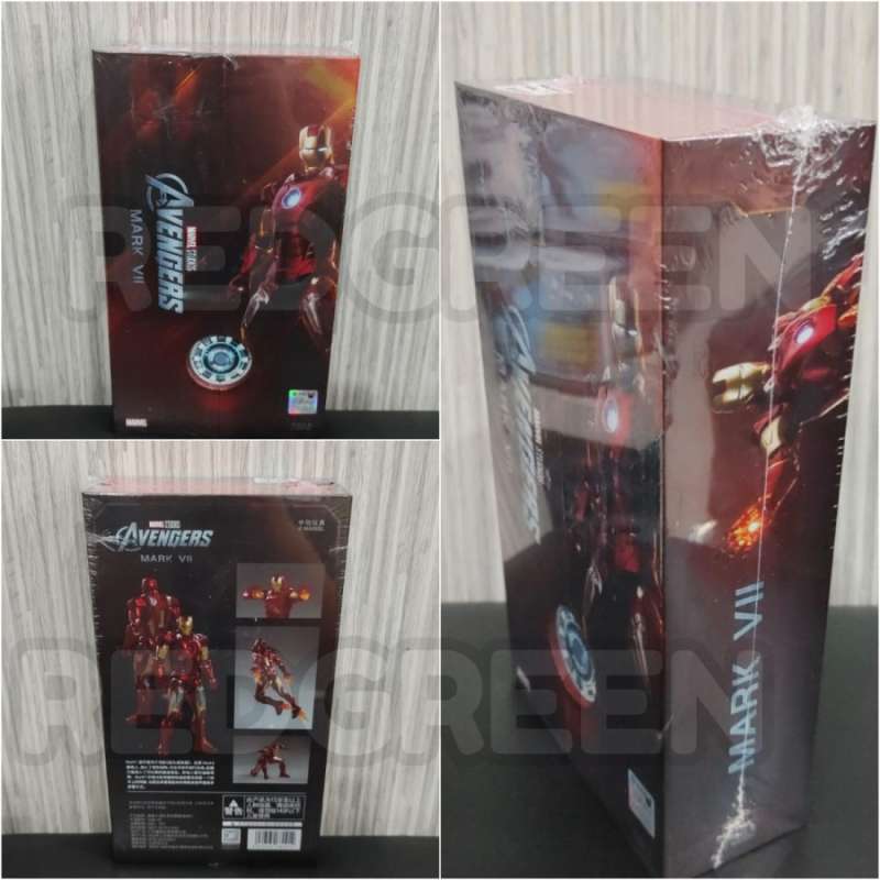 ZD TOYS Iron Man Mark 3 Avengers Marvel Action Figure - 7 inches Collectible Figure from the Infinity Saga line (No light-up function)