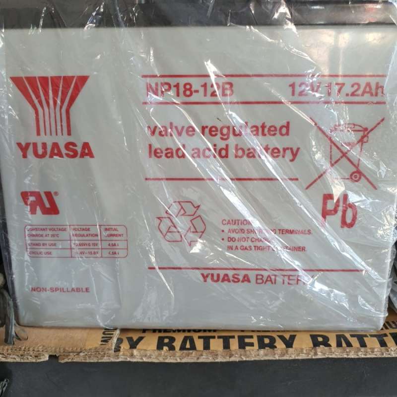 Promo Jual Aki Genset Yuasa 12volt 17ampere Diskon 23% Di Seller