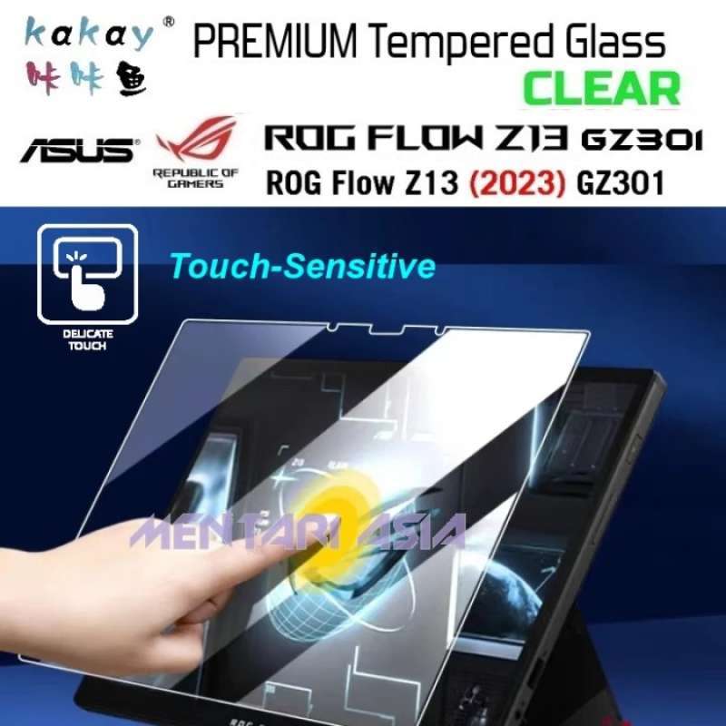 Promo Tempered Glass Asus Rog Flow Z13 Gz301 2023 - Kakay Premium Clear ...