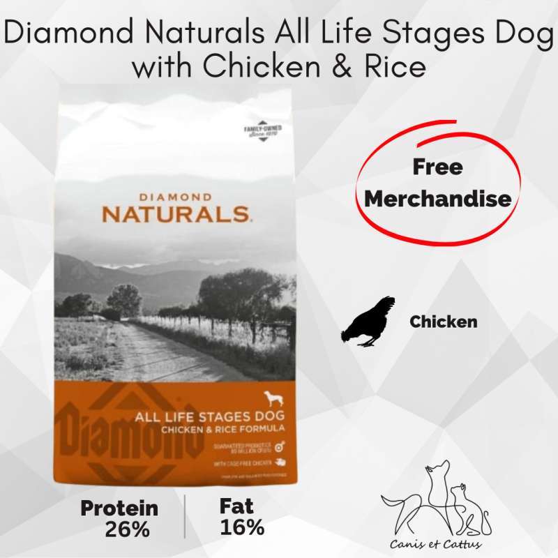 Diamond naturals all life stages chicken and rice best sale