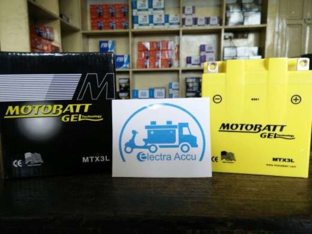 Promo Aki Motor New Motobatt Mtx3l Aki Kering Diskon 25% Di Seller
