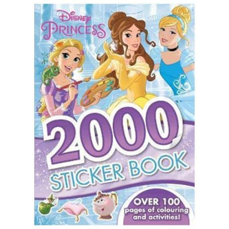 Promo Buku Anak / Buku Stiker - Disney Princess 2000 Sticker Book ...